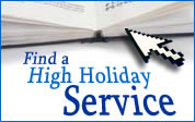 Find A Friendly High Holiday Service Near You
