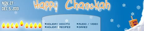 Chanukah Site Banner - 465